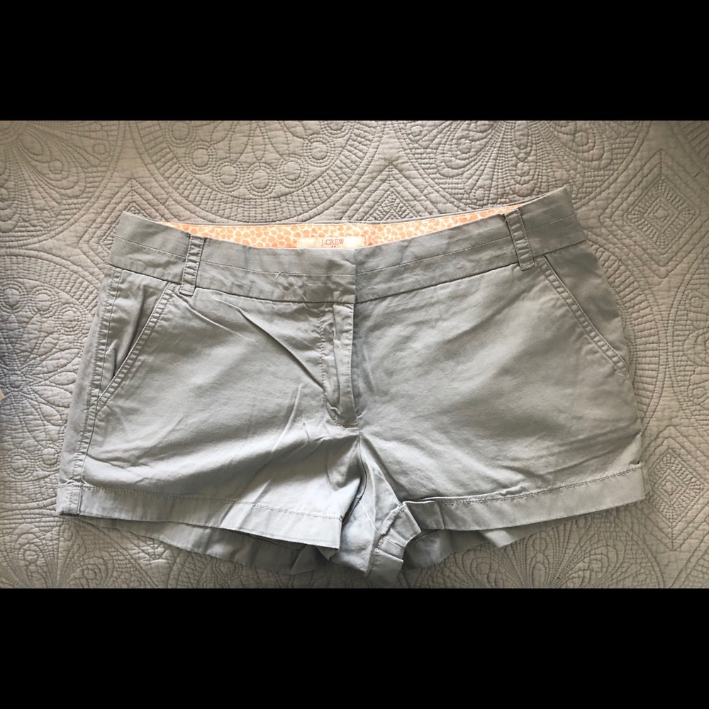 J. Crew Grey Chino Shorts